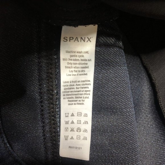 Spanx Jeans Jeggings Skinny Blue Shaping Pull On - Picture 9 of 10